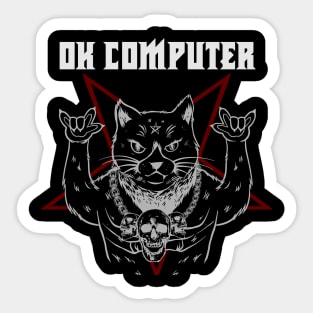 OK COMPUTER MERCH VTG Sticker